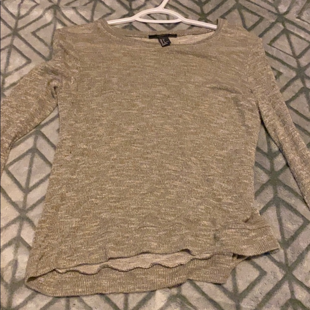 Knitted long sleeve shirt